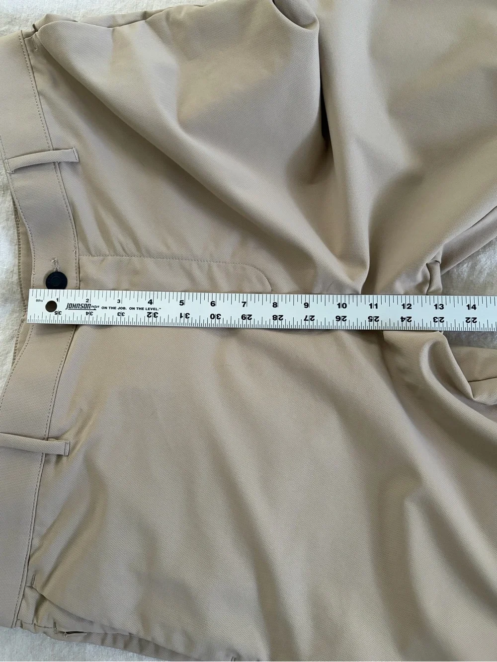 Banana Republic Mens 38x32 Khaki Straight Performance Chino Pants